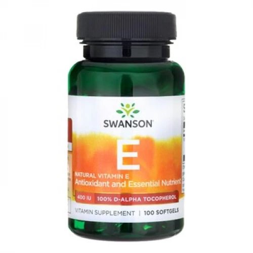 Swanson - Natural Vitamin E - 100 kapsułek Swanson - Natural Vitamin E - 100 kapsułek